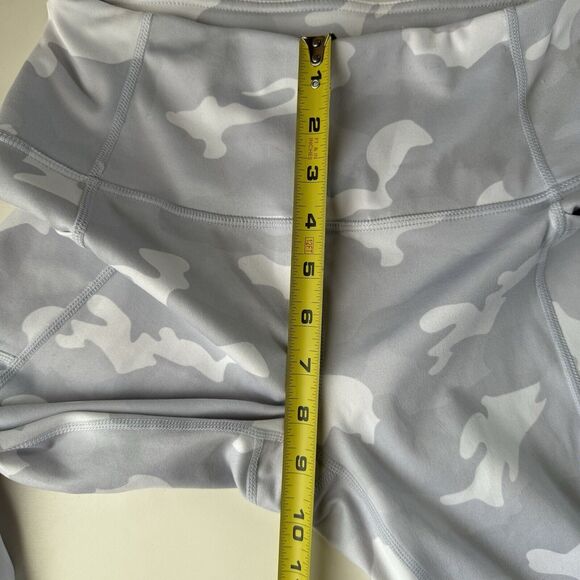 Yogalicious Lux Camo Gray Leggings Side Pocket Size Small - Picture 6 of 12